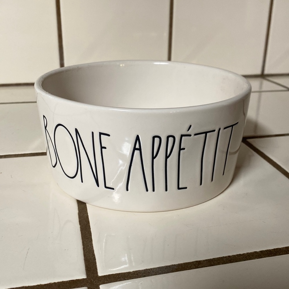 Small Rae Dunn Dog Bowl